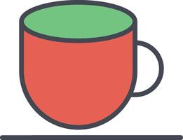 icono de vector de taza