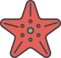 Starfish Vector Icon