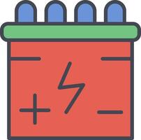 Batteries Vector Icon