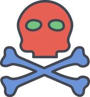 Pirate Skull I Vector Icon