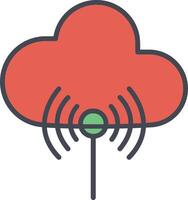 Internet Cloud Vector Icon
