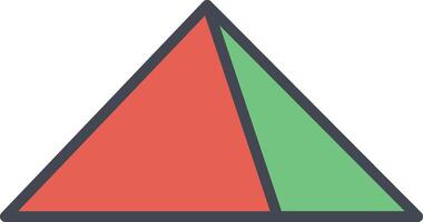 Pyramid Vector Icon