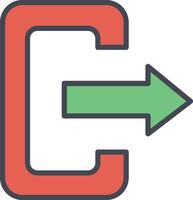 Logout Vector Icon