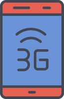 icono de vector 3g