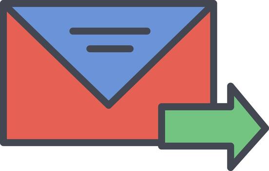 Send Message Vector Icon