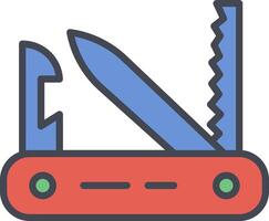 Swiss Army Knife Vector Icon