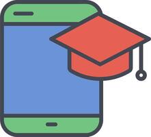 Digital Learning Vector Icon