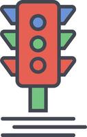 Traffic Signal Vector Icon