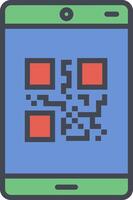 Pattern Code Vector Icon