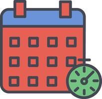 Timetable Vector Icon