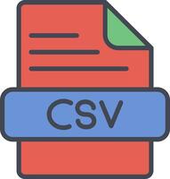 CSV Vector Icon