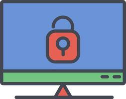 Closed Access Vector Icon