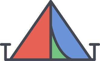 Tent Vector Icon