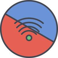 sin icono de vector wifi