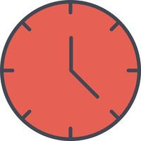 icono de vector de reloj