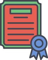 Diploma Vector Icon