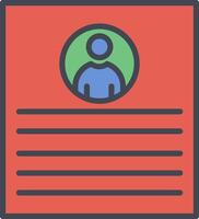 Client Profile Vector Icon