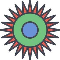 Optical Radiation Vector Icon