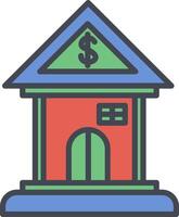 Bank Vector Icon