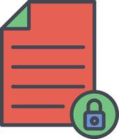 Private Document Vector Icon