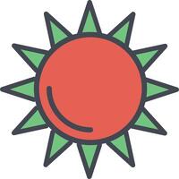 Sun I Vector Icon