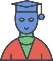 Male Graduate Vector Icon