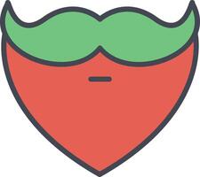 Beard and Moustache I Vector Icon