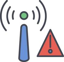 Non Ionizing Radiation Vector Icon