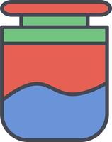 Jar on Display Vector Icon