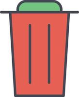 Garbage Vector Icon