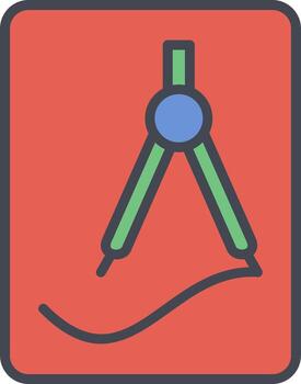 icono de vector de herramientas de estudio