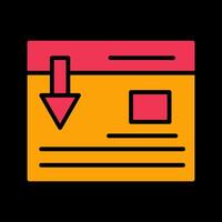 Landing Page Vector Icon