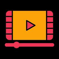 Video and Animation Vector Icon