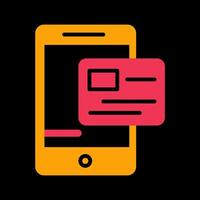 Pay via Card Vector Icon