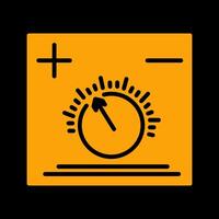 Temperature Knob Vector Icon