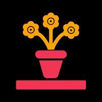 Flower Pot Vector Icon