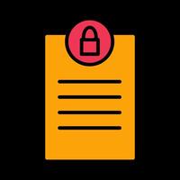 Privacy Page Vector Icon