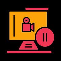 Pause Button Vector Icon
