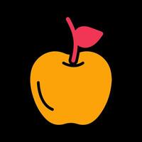 icono de vector de manzana