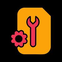 Document Setting Vector Icon