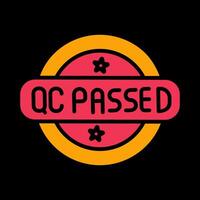 QC Passed Vector Icon