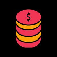 Stack of Coins Vector Icon