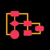 Flowchart Vector Icon