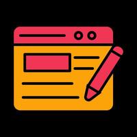 Blogging Service Vector Icon