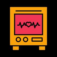 Heart Rate Machine Vector Icon