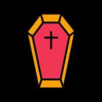 Coffin Vector Icon