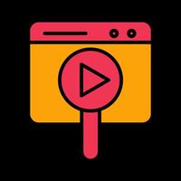 Multimedia Browser Vector Icon