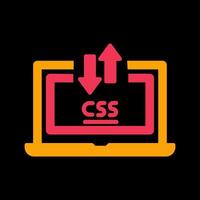 CSS Laptop Vector Icon