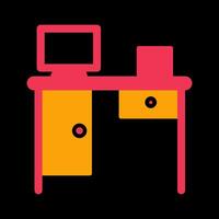 Working Table Vector Icon