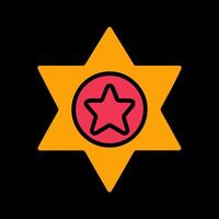 Sheriff Vector Icon